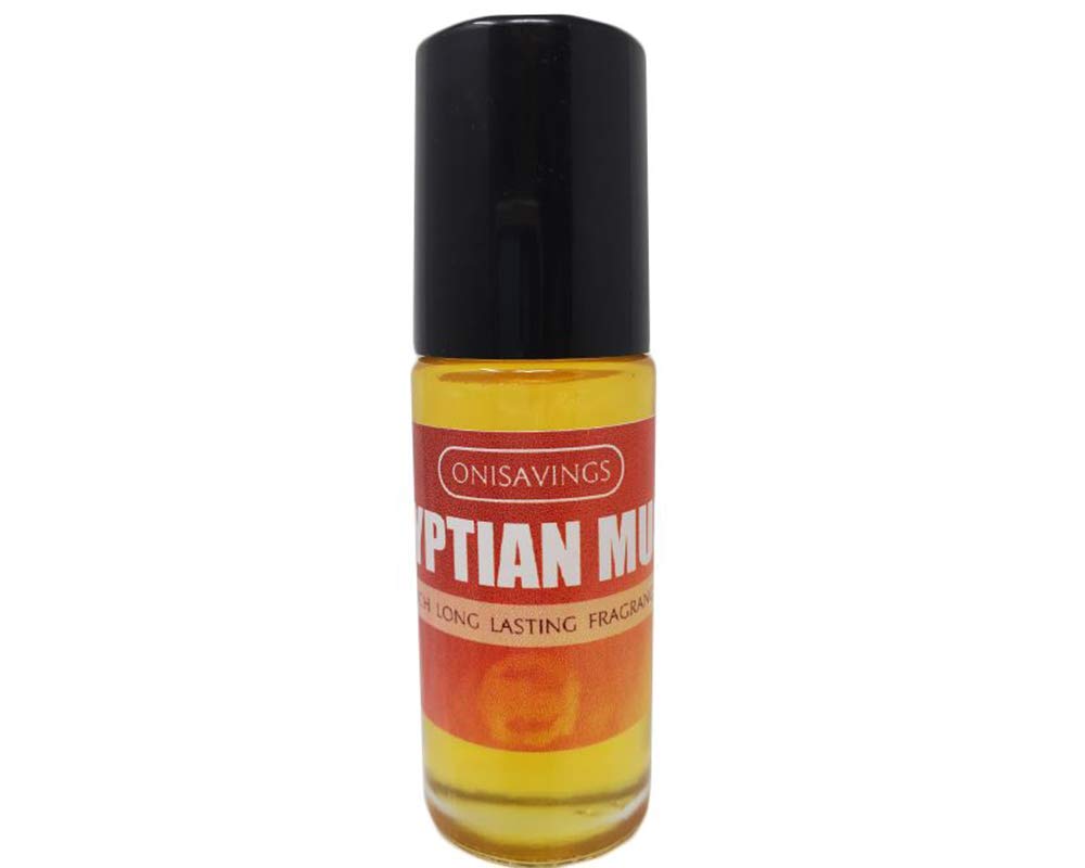 Egyptian Musk Oil Scented Fragrance In a 1 oz Glass Roll On Bottle