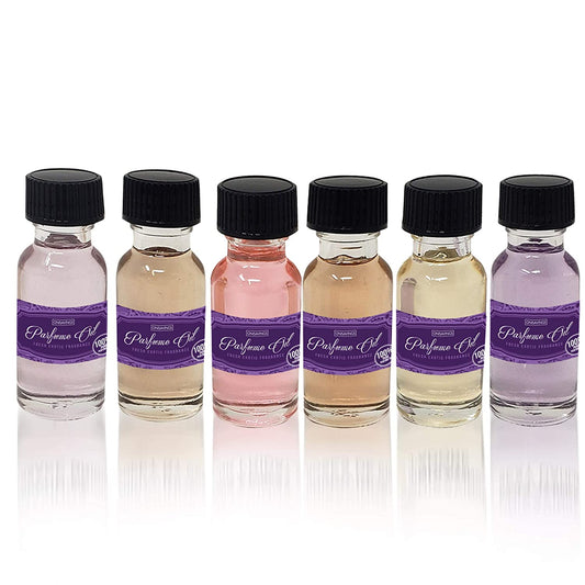 Fragrance Oils Scented Body Oil Gifted Set Boxed Deep Moisturizing Perfect for Couples Massage and Stiff Muscle Relief (For Women)